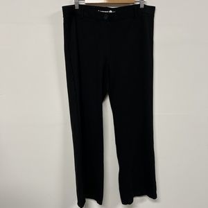 Betabrand Classic Yoga Dress Pant Size 2XL Black Wide Leg Office Comfort